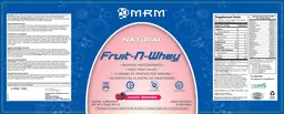Label for Flax-N- Whey Mixed Berries