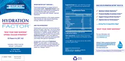 Label for Hydration Factor