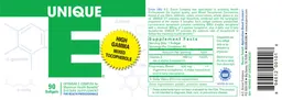 Label for UNIQUE E