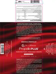 Label for Propolis Plus