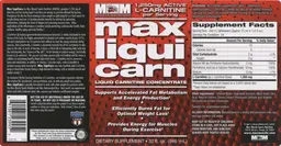 Label for Max Liquicarn