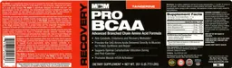 Label for Pro BCAA Tangerine