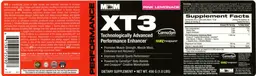 Label for XT3 Pink Lemonade