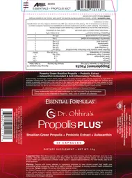 Label for Propolis Plus