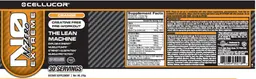 Label for N0 N-Zero Extreme Orange