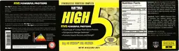 Label for High 5 Banana Flavor
