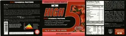 Label for High 5 Strawberry Flavor