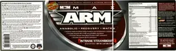 Label for Max ARM Intense Strawberry