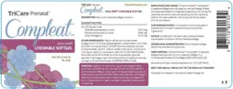 Label for Compleat DHA One