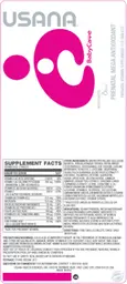 Label for BabyCare Prenatal Mega Antioxidant