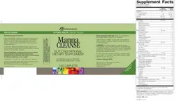 Label for Manna Cleanse