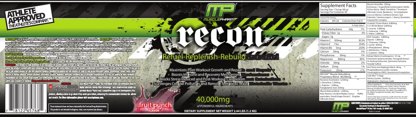 Label for Recon