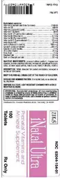 Label for iNatal Ultra
