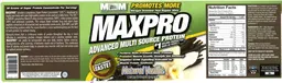 Label for Maxpro Natural Vanilla