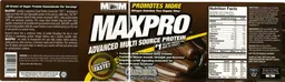 Label for Maxpro Chocolate