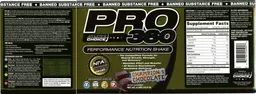 Label for Pro 360 Champion's Chocolate