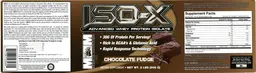 Label for Iso-X Extreme Chocolate Fudge