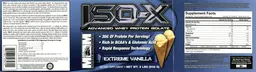 Label for Iso-X Extreme Vanilla