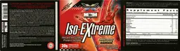 Label for Iso-Extreme Extreme Berry Blast Flavor!