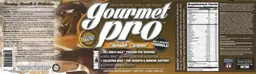 Label for Gourmet Pro Chocolate Caramel