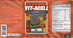 Label for Max Vit-Acell Citrus Blast