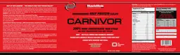 Label for Carnivor Chocolate