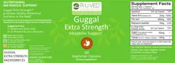 Label for Guggul Extra Strength