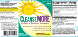 Label for CleanseMORE