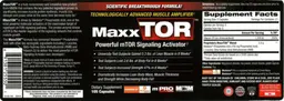 Label for MaxxTor