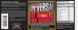 Label for Fat Burners For Women
