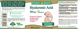 Label for Hyaluronic Acid 20 mg With Vitamin C