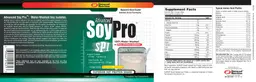 Label for Advanced Soy Pro Apple Cinnamon
