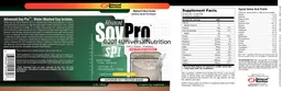 Label for Advanced Soy Pro Creamy Chocolate