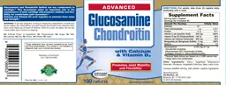 Label for Advanced Glucosamine Chondroitin