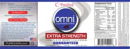Label for Omni Cleansing Drink Fruit Punch