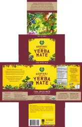 Label for Yerba Mate Chai Spice Mate