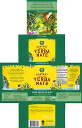 Label for Yerba Mate Pure Empower Mint