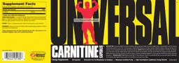 Label for Carnitine Capsules