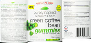 Green Coffee Bean Gummies Mixed Fruit
