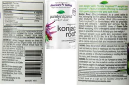 Label for Konjac Root+