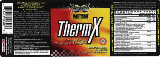 Label for ThermX