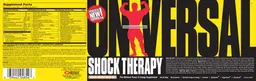 Label for Shock Therapy Jersey Fresh Peach Tea