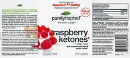 Label for Raspberry Ketones+