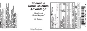 Chewable Coral Calcium Advantage