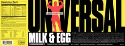Label for Milk & Egg Chocolate Flavor