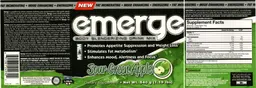 Label for Emerge Sour Green Apple