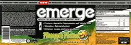 Label for Emerge Pineapple Pizzazz
