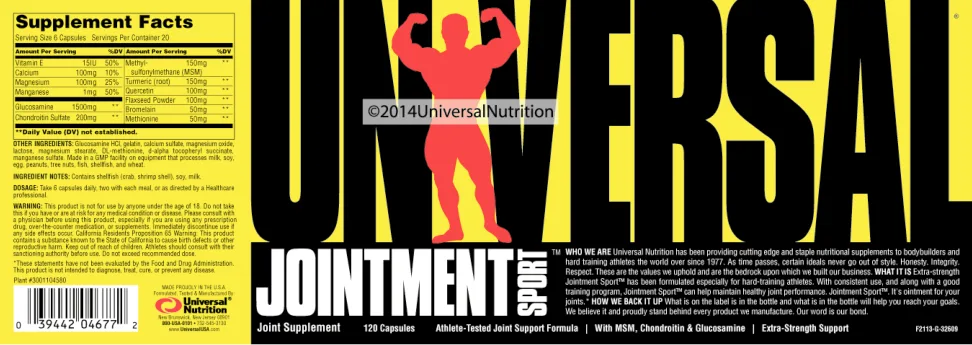 Label for Jointment Sport