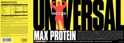 Label for Max Protein Chocolate Shake