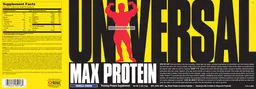 Label for Max Protein Vanilla Shake